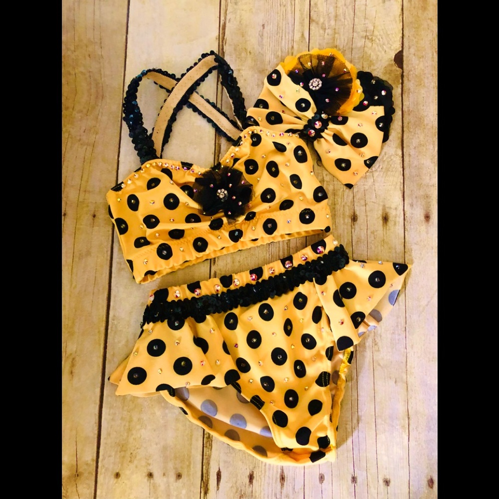 Custom dance competition costume child small